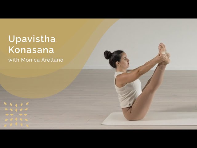 Upavistha Konasana with Monica Arellano