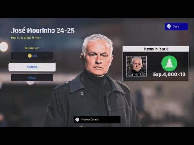 eFootball 2025 - Jose Mourinho 24-25 Pack