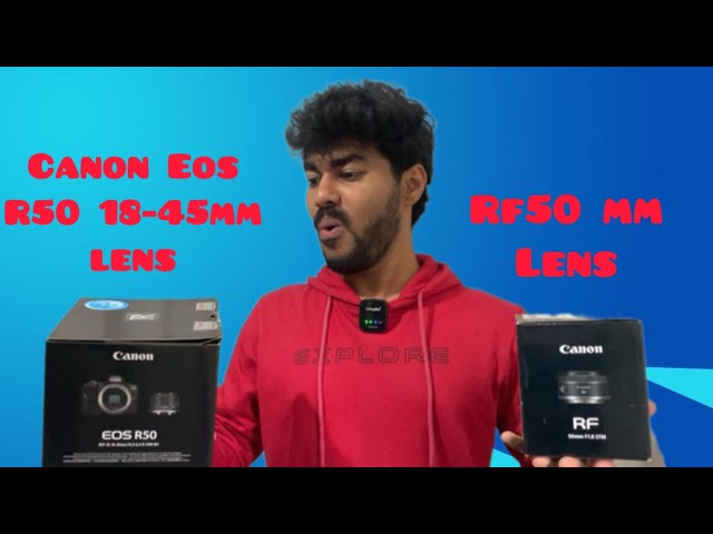 Canon Eos R50 Camera With 18-45mm/50mm Lens Unboxing And Review Malayalam 2024