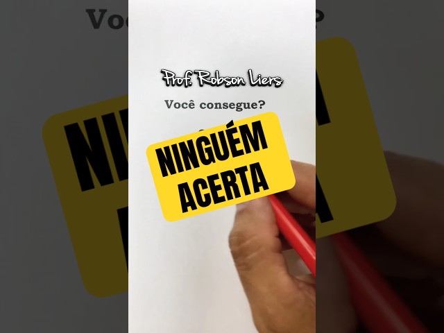 Você consegue? #matemática #desafio