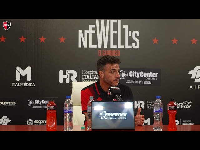 Mariano Soso en conferencia de prensa l Newell’s - Aldosivi