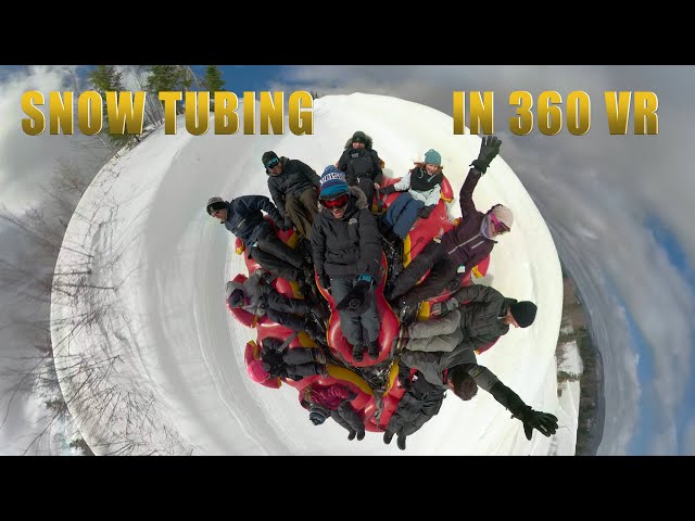 Snow Tubing in Canada in GoPro Fusion 360 VR