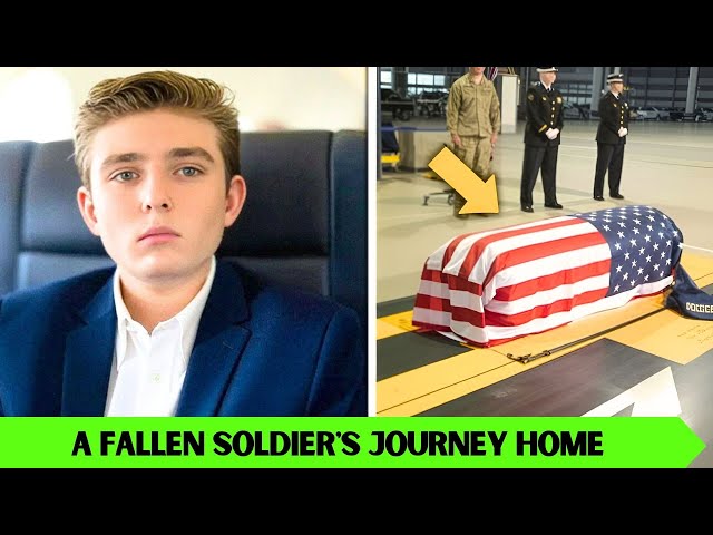 Rude Passengers Disrespect Fallen Soldier On Board, Then Barron Trump Does The Unexpected