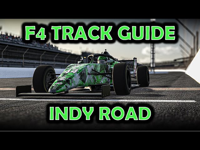 iRacing Formula 4 (F4) Track Guide Indianapolis Road Course (Wet and Dry)