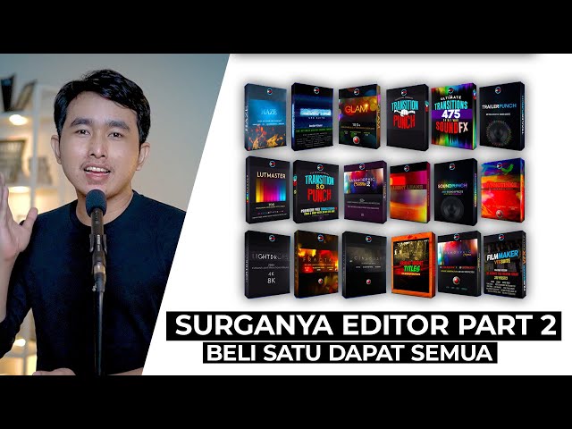 Surganya Editor Part 2 - Ketika Preset dan Plugin Beli Satu Dapat Semua! (Cinepunch Budle Premiere)