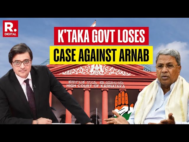 BIG BREAKING: Karnataka Govt's Case Against Arnab Goswami Quashed