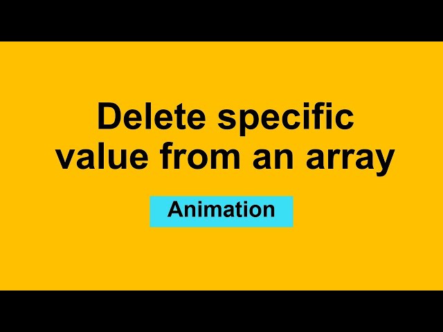 LeetCode | Basics | Malayalam | Delete specific value from an array | Animation