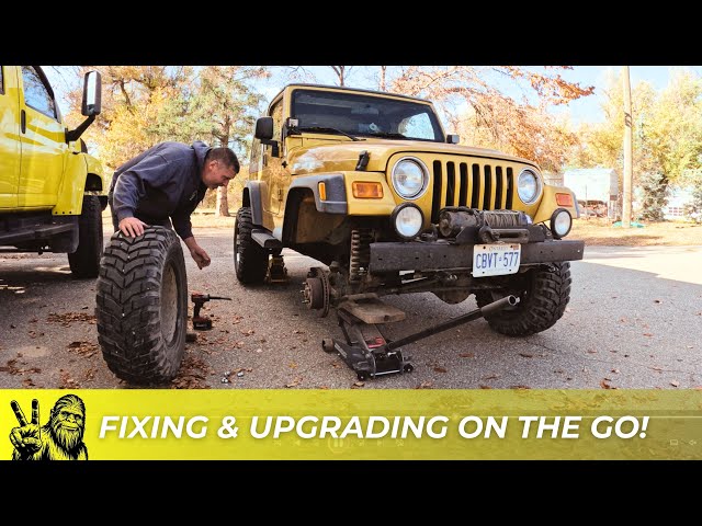 Repairs and Upgrades to Our JEEP While on the GO!