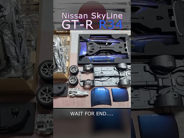 Capo GTR Nissan Skyline GT-R R34 | Unboxing & Full Build Time-Lapse