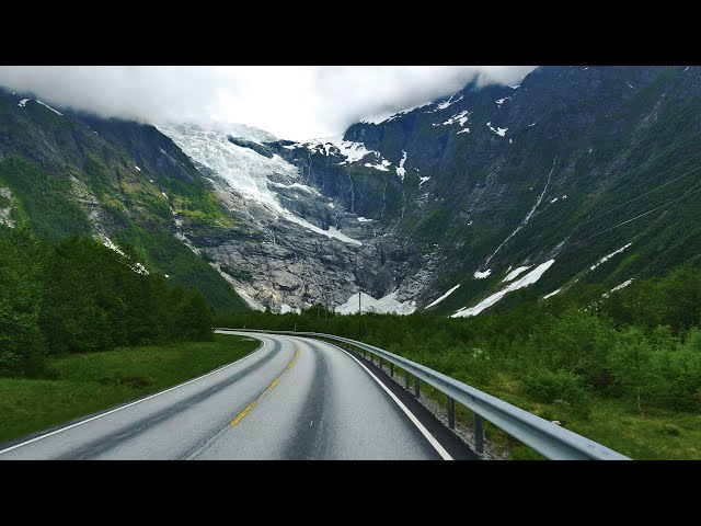 Norway Scenic Drive 4K | Sogndal to Bøyabreen Glacier