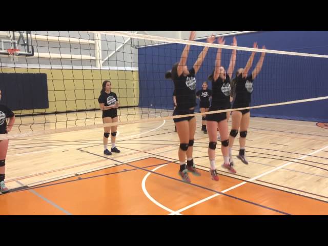 Coach Wildman Training- Triple Blocking Volleyball Warmup Drill