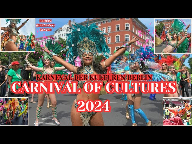 Karneval der Kulturen 2024 |Berlin Carnival of Cultures 4K | दुनिया के सभी देशों की झांकी जर्मनी में