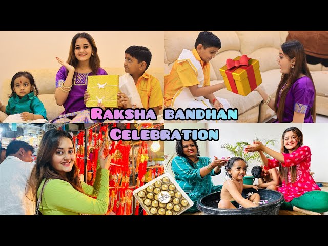 My Lifes Best RakshaBandhan😍With Krishna & Chikoo Baby I got best Gift  New Silver Rakhi Shopping