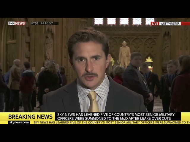 On Sky News All Out Politics talking military funding