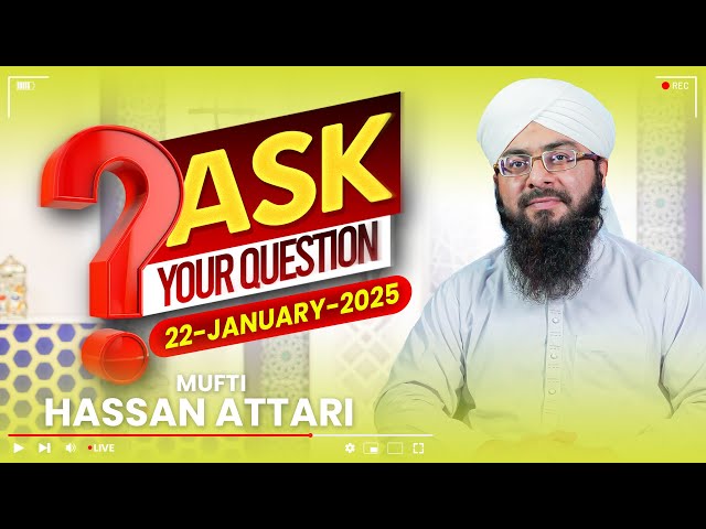 🔴 Live: Darulifta Ahlesunnat | Mufti Hassan Attari | Get The Solution To Your Problems #live