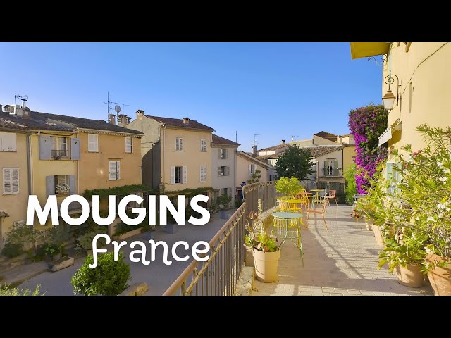 Mougins Village Tour 🇫🇷☀️ French Riviera's Charming Gem in the Early Morning Light  [4K]