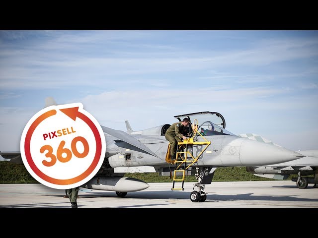 360 VIDEO: Saab JAS 39 Gripen na Plesu