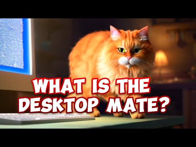 🚀 Meet Your Ultimate Desktop Mate – Mr. Whiskers Takes Over Your Computer! 🖥️🐱