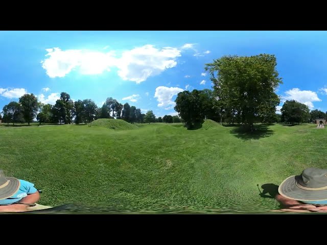 Walking into the Center of the Great Circle Earthwork at Newark