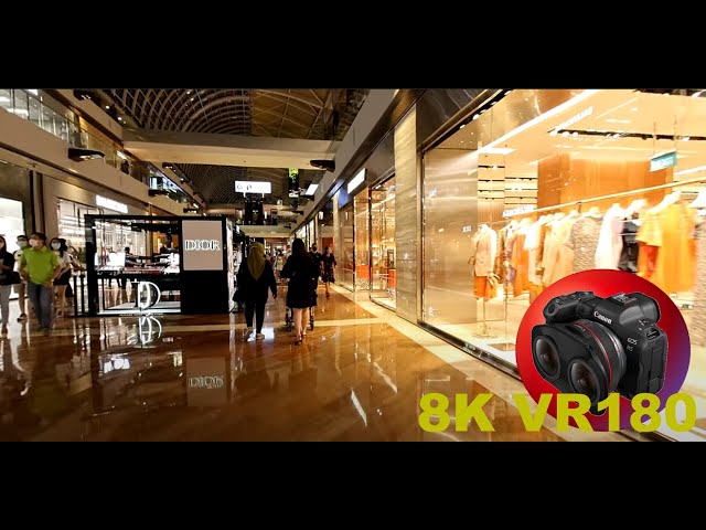 BILLION DOLLAR SHOPPES @ MARINA BAY SANDS MBS Singapore 8K/4K VR180 3D (Travel Videos/ASMR/Music)