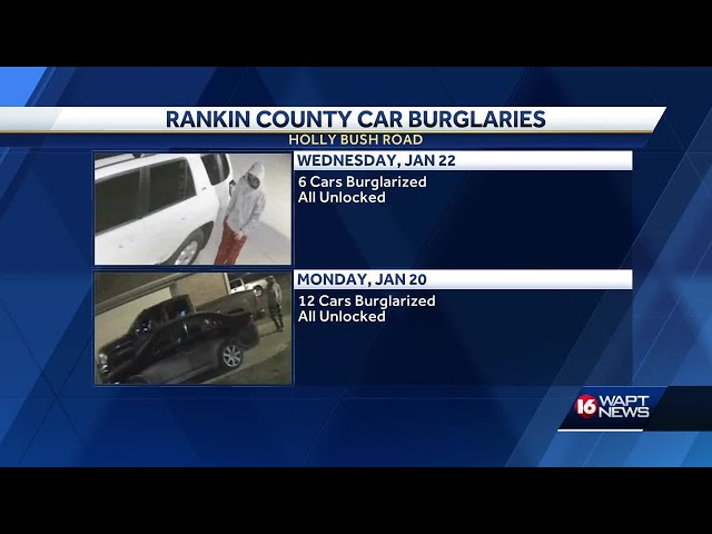 Rankin County sheriff investigates rash of auto burglaries