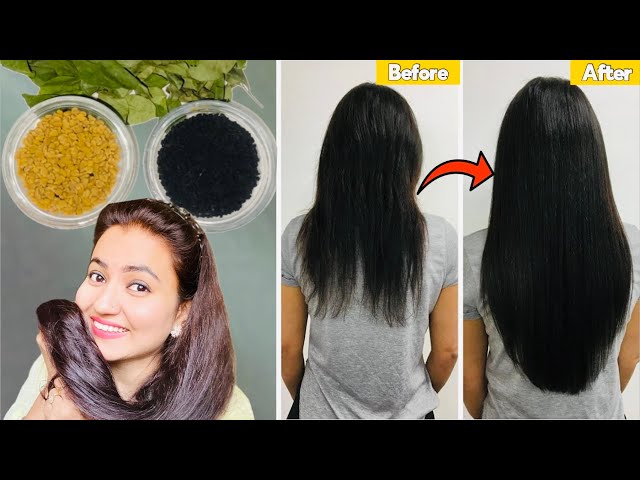 Ayurvedic Hair Oil Challenge : Get Thick Long Black Hair in Just 30 Days❤️