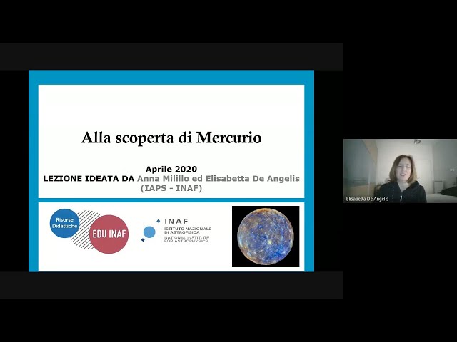 IAPS Videolezioni-BepiColombo, DeAngelis