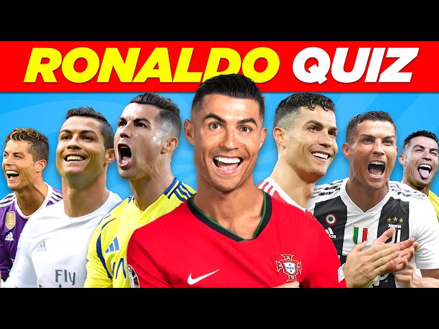 LIVE 🔴Ronaldo Quiz: How Well Do You Know Cristiano Ronaldo❓ ONLY 1% People Can Pass