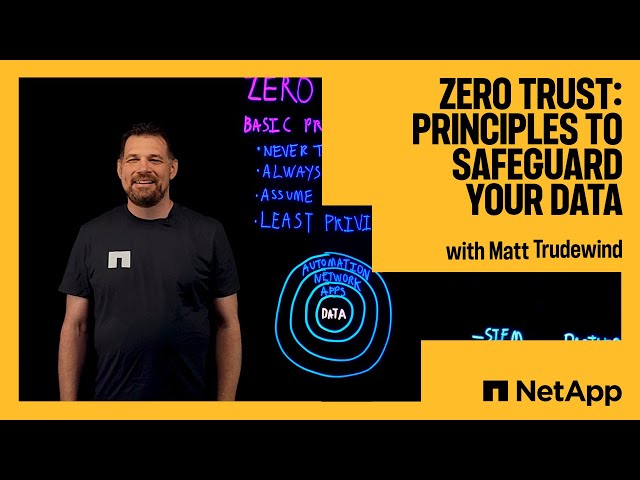 Zero trust - Principles to safeguard your data