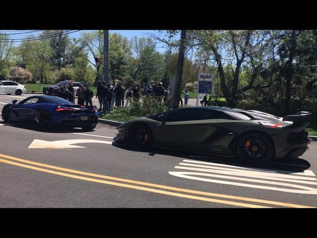 Aventador SVJ Gintani Exhaust Vs Tuned McLaren 720s