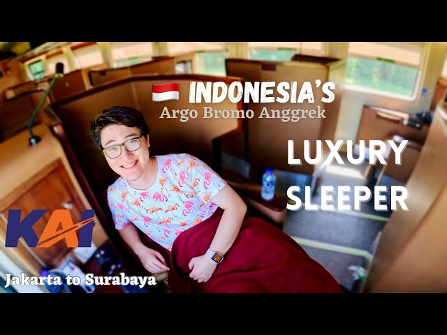 Indonesia's Luxury Sleeper Train - Argo Bromo Anggrek Jakarta to Surabaya in 8 hours