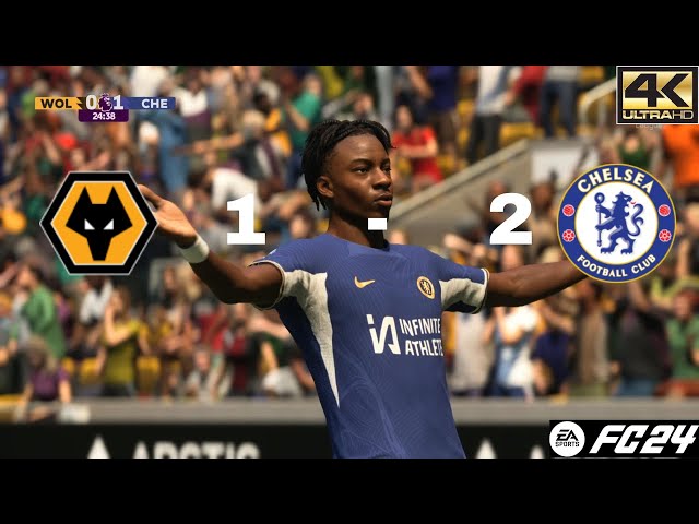 FC 24 - Wolverhampton Wanderers Vs Chelsea -  Ft. Palmer | Premier League 24/25 Full Match | 4K HDR