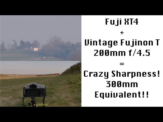 Vintage Fujinon 200mm Prime On XT4 - Crazy Sharpness Demo