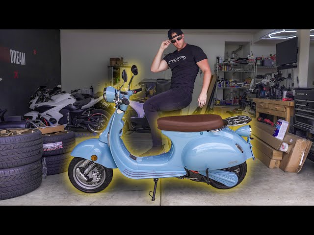 I BOUGHT a 50MPH ELECTRIC MOPED ($4,700 NEW)