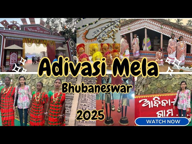 ଆଦିବାସୀ ମେଳା /Adivasi Mela 2025 in Bhubaneswar/Tribal Exhibition Bhubaneswar #odiavlog #bhubaneswar