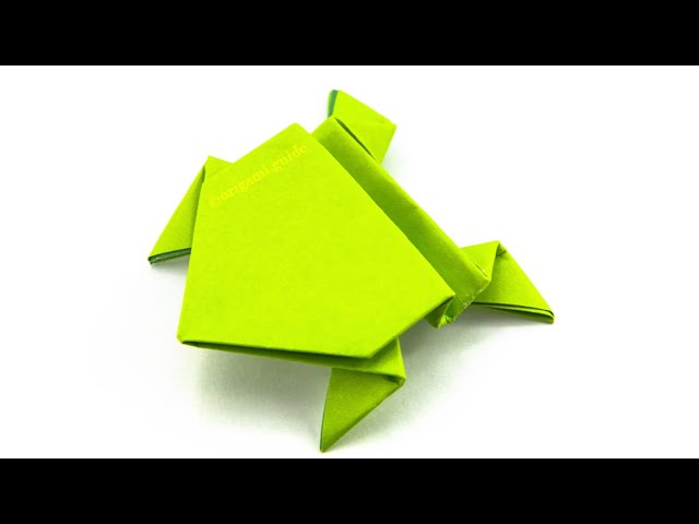 Origami Frog/Jumping Frog Origami/Easy Origami/Origami Tutorials