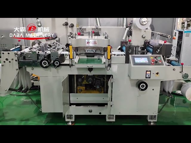 DABA high speed label flatbed die cutting machine#diecutter #machine