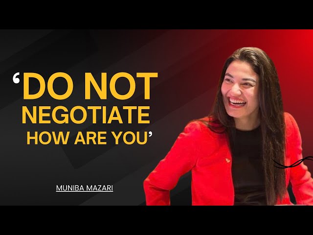 "Muniba Mazari Leaves The Audience SPEECHLESS" | One Of The Best Motivational Speech