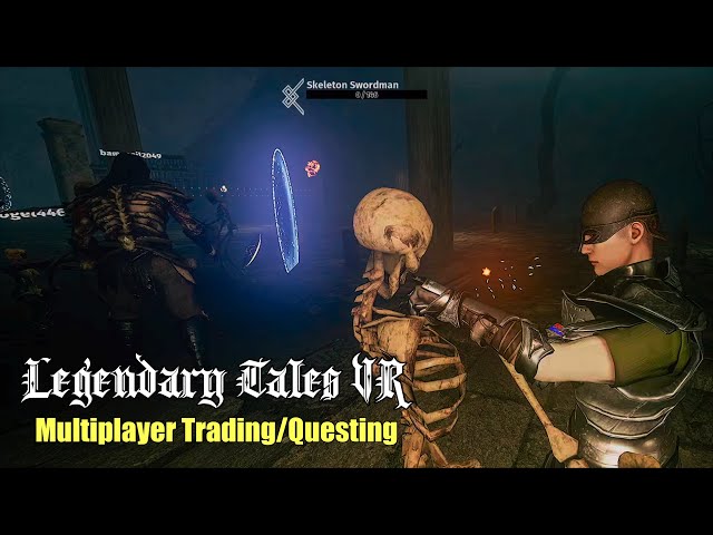 Trading for Blood Chunks in Multiplayer in Legendary Tales on PSVR2