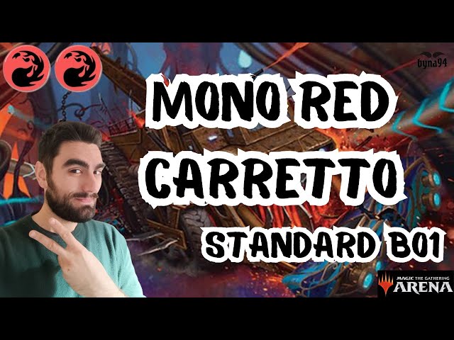 MONO RED CARRETTO Standard Bo1 #magicthegathering  #mtg #mtgarena