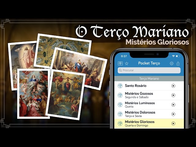 O Terço Mariano - Mistérios Gloriosos (Quarta e Domingo) | Pocket Terço