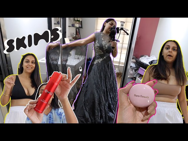 Skims try on haul + Sephora shopping + wedding gown try on time!