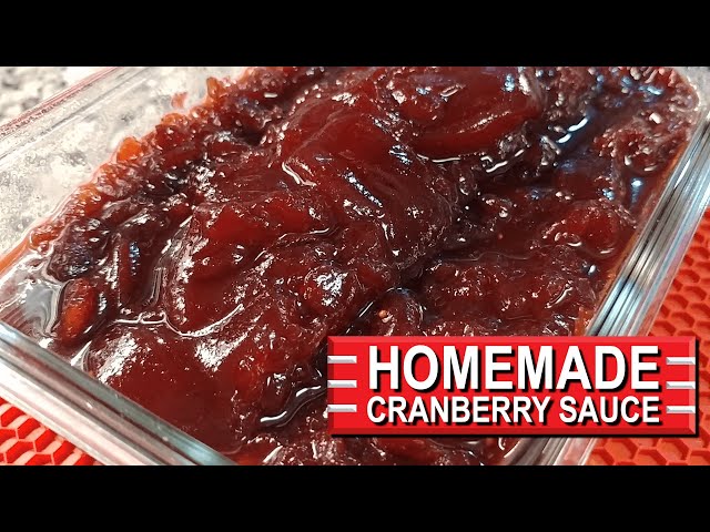 Cranberry Sauce | The 5-minute Instant Pot Homemade Recipe Option!