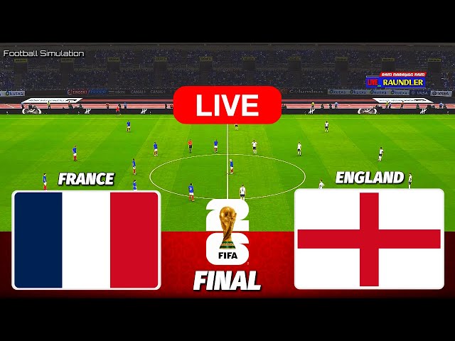 FRANCE vs ENGLAND - FIFA World Cup 2026 FINAL || Live Football Match | PES 21