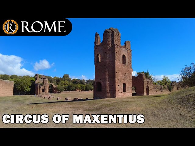 Rome guided tour  ➧ Circus of Maxentius [4K Ultra HD]