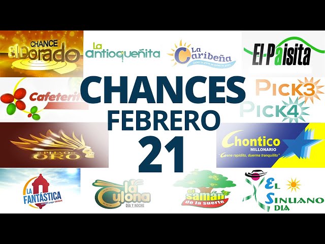 Resultados del Chance del Viernes 21 de Febrero de 2025  Loterias 😱🤑💰💵