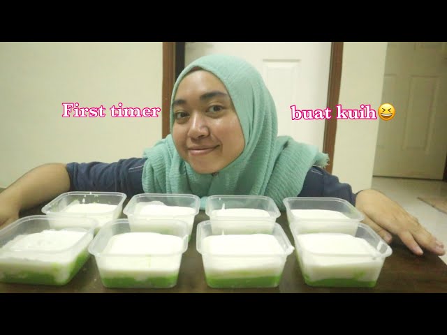 resepi kuih Tepung Pelita with MakTok! | cooking with me :)