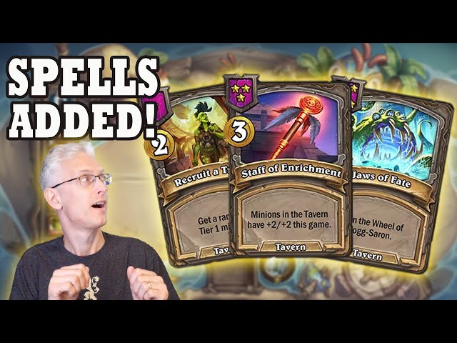 Battlegrounds Seasons 6!!! SPELLS! Hearthstone Battlegrounds News