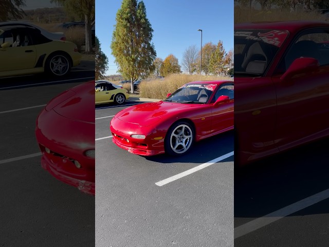 Spotting an FD3S RX7 at cars and coffee 🎌