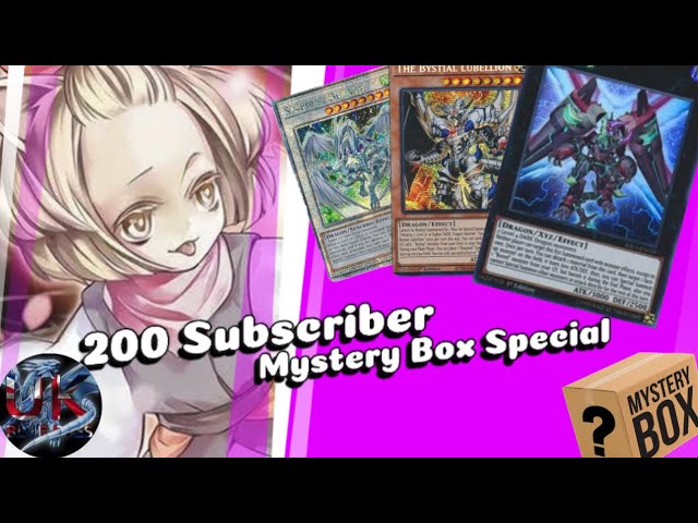 DONT MISS THIS! 200 Subscriber Yu-Gi-Oh! Mystery Box from UKBlueEyes! Crazy Subscriber weekend!